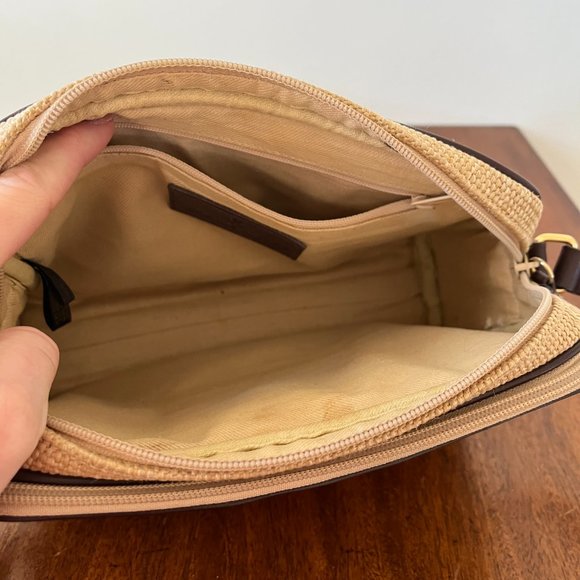 Etienne Aigner Tan and Brown Crossbody Bag - Picture 8 of 15